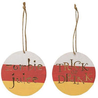 2 Set Trick or Drink Ornaments - The Fox Decor
