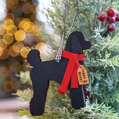 Furry & Bright Poodle Ornament - The Fox Decor