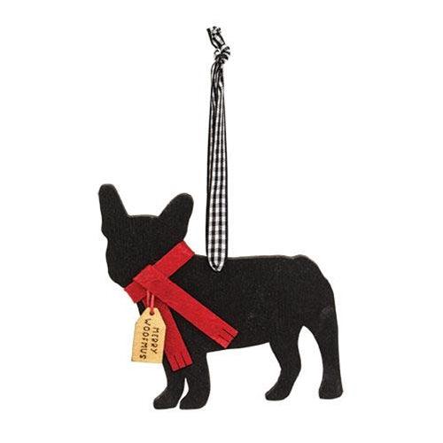Merry Woofmas Frenchie Ornament - The Fox Decor
