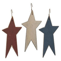 3 Set Primitive Colors Primitive Star Ornaments - The Fox Decor