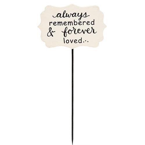 In Loving Memory Plant Stake 3 Asstd - The Fox Decor