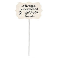 Thumbnail for In Loving Memory Plant Stake 3 Asstd - The Fox Decor