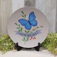 Thumbnail for Until We Meet Again Butterfly Plate - The Fox Decor