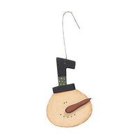 Thumbnail for 3 Set Painted Snowman in Hat Ornaments - The Fox Decor