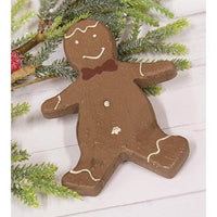 Thumbnail for Primitive Wooden Gingerbread Man Cookie - The Fox Decor