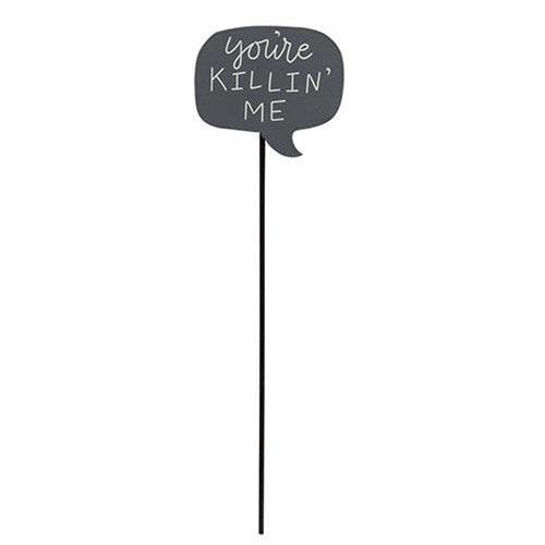 House Plant Sayings Stake 3 Asstd - The Fox Decor