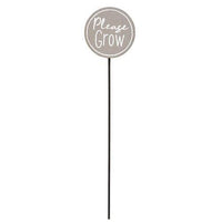 Thumbnail for Please Grow Plant Stake 2 Asstd - The Fox Decor