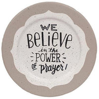 Power of Prayer Plate 2 Asstd - The Fox Decor