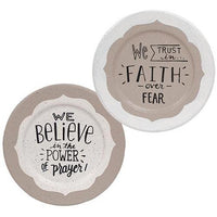 Power of Prayer Plate 2 Asstd - The Fox Decor