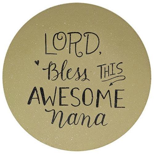 Lord Bless This Wonderful Woman Plate 4 Asstd - The Fox Decor