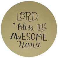 Lord Bless This Wonderful Woman Plate 4 Asstd - The Fox Decor