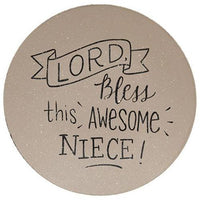 Lord Bless This Wonderful Woman Plate 4 Asstd - The Fox Decor