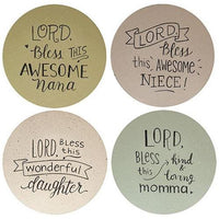Lord Bless This Wonderful Woman Plate 4 Asstd - The Fox Decor