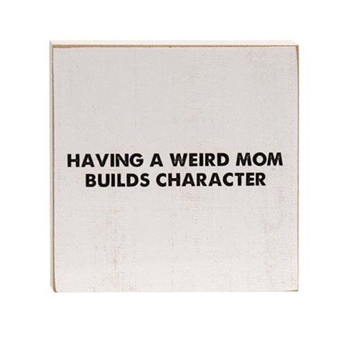 Weird Mom Square Block 2 Asstd - The Fox Decor