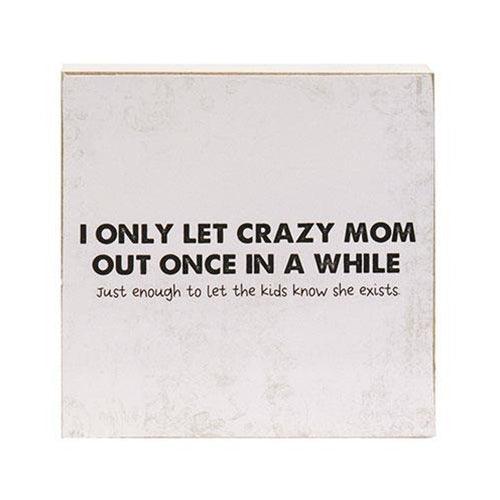 Weird Mom Square Block 2 Asstd - The Fox Decor
