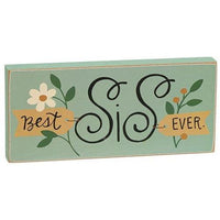 Thumbnail for Best Lady Ever Floral Block 4 Asstd - The Fox Decor