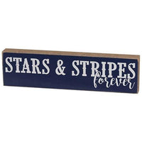 3 Set Stars & Stripes Forever Blocks - The Fox Decor