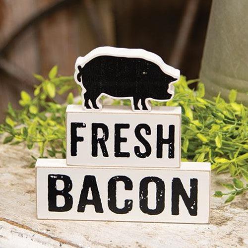 3 Set Fresh Bacon Stacking Blocks - The Fox Decor