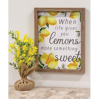 Thumbnail for When Life Gives You Lemons Framed Sign - The Fox Decor