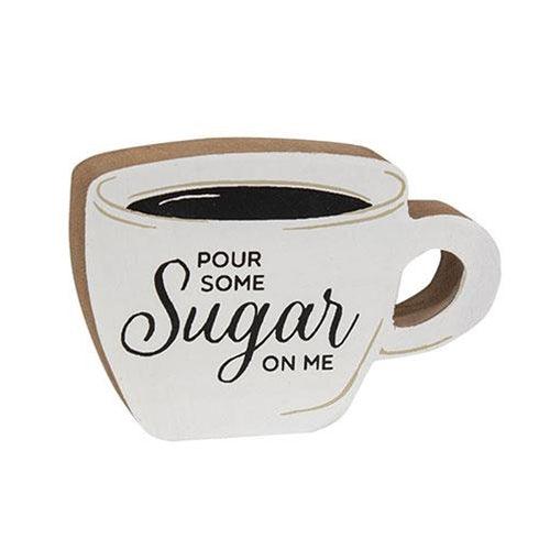 Pour Some Sugar On Me Chunky Coffee Cup Sitter - The Fox Decor