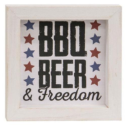 Party Like It's 1776 Mini Square Frame 3 Asstd - The Fox Decor