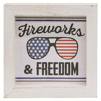 Party Like It's 1776 Mini Square Frame 3 Asstd - The Fox Decor