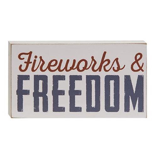 Fireworks & Freedom Block 3 Asstd - The Fox Decor