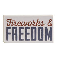Fireworks & Freedom Block 3 Asstd - The Fox Decor