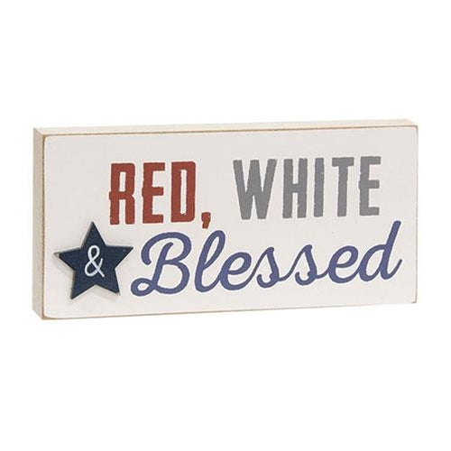 Red White & Blessed Block