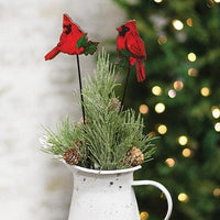Thumbnail for Cardinal & Holly Wooden Plant Stake 2 Asstd - The Fox Decor