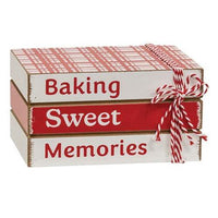 Baking Sweet Memories Mini Book Stack - The Fox Decor