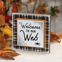 Thumbnail for Welcome to Our Web Layered Block Sign