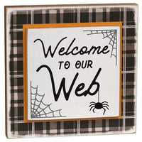 Thumbnail for Welcome to Our Web Layered Block Sign - The Fox Decor