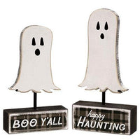 Thumbnail for 2 Set Happy Haunting Ghost Pedestals - The Fox Decor