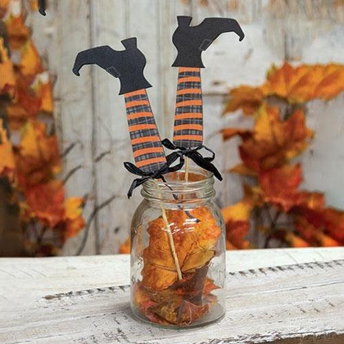 2 Set Witch Boot Pokes - The Fox Decor
