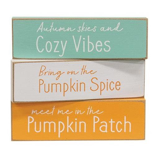 Cozy Vibes Skinny Mini Block 3 Asstd - The Fox Decor