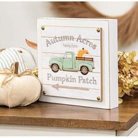 Autumn Acres Pumpkin Patch Layered Box Sign - The Fox Decor
