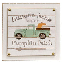 Autumn Acres Pumpkin Patch Layered Box Sign - The Fox Decor