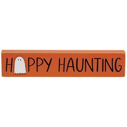 Happy Haunting With Ghost Block - The Fox Decor