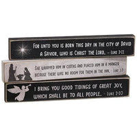 Thumbnail for Nativity Verse Mini Stick 3 Asstd - The Fox Decor