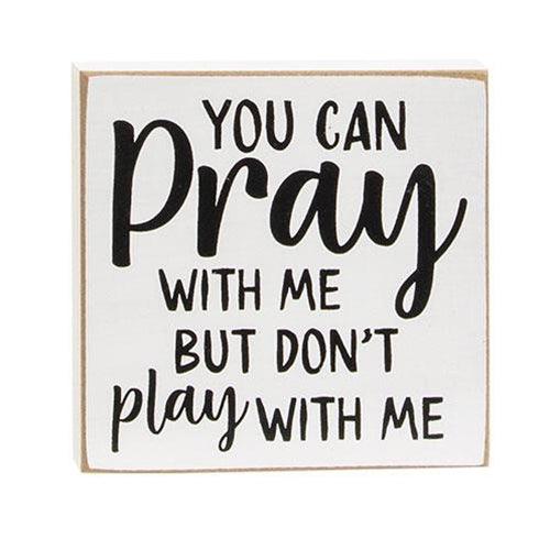 Try Jesus Not Me Square Block 3 Asstd - The Fox Decor