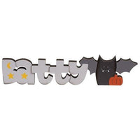 Thumbnail for Boozy Witchy Batty Cutout Word Sitter 3 Asstd - The Fox Decor