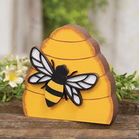 Thumbnail for Wooden Honeycomb Beehive Sitter - The Fox Decor