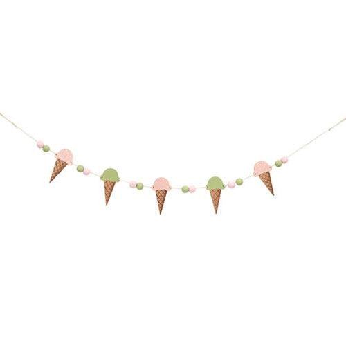 Wooden Beaded Ice Cream Garland - The Fox Decor