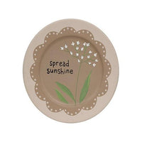 Spread Sunshine Floral Lace Plate 3 Asstd - The Fox Decor