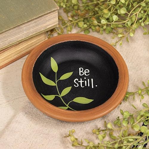 Be Still Mini Wooden Bowl - The Fox Decor