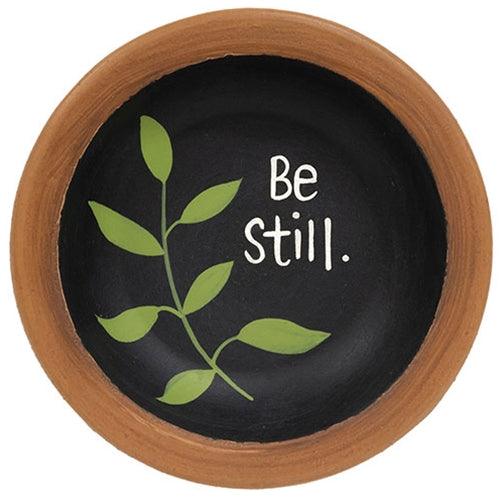 Be Still Mini Wooden Bowl - The Fox Decor