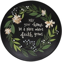 Thumbnail for May Your Home Be a Place Where Faith Grows Wooden Plate