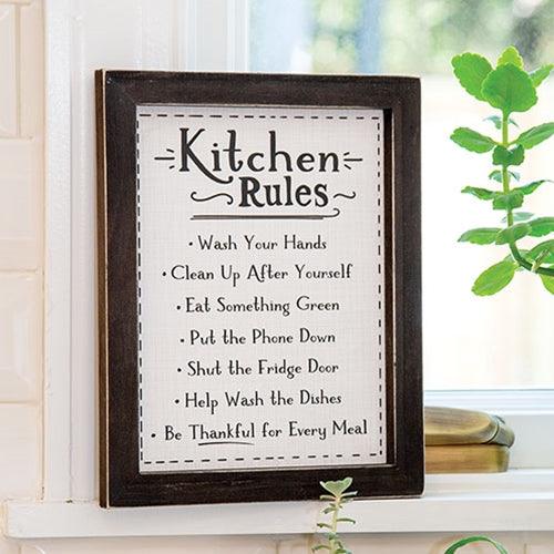 Kitchen Rules Frame - The Fox Decor