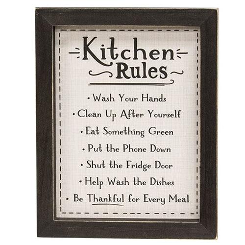 Kitchen Rules Frame - The Fox Decor